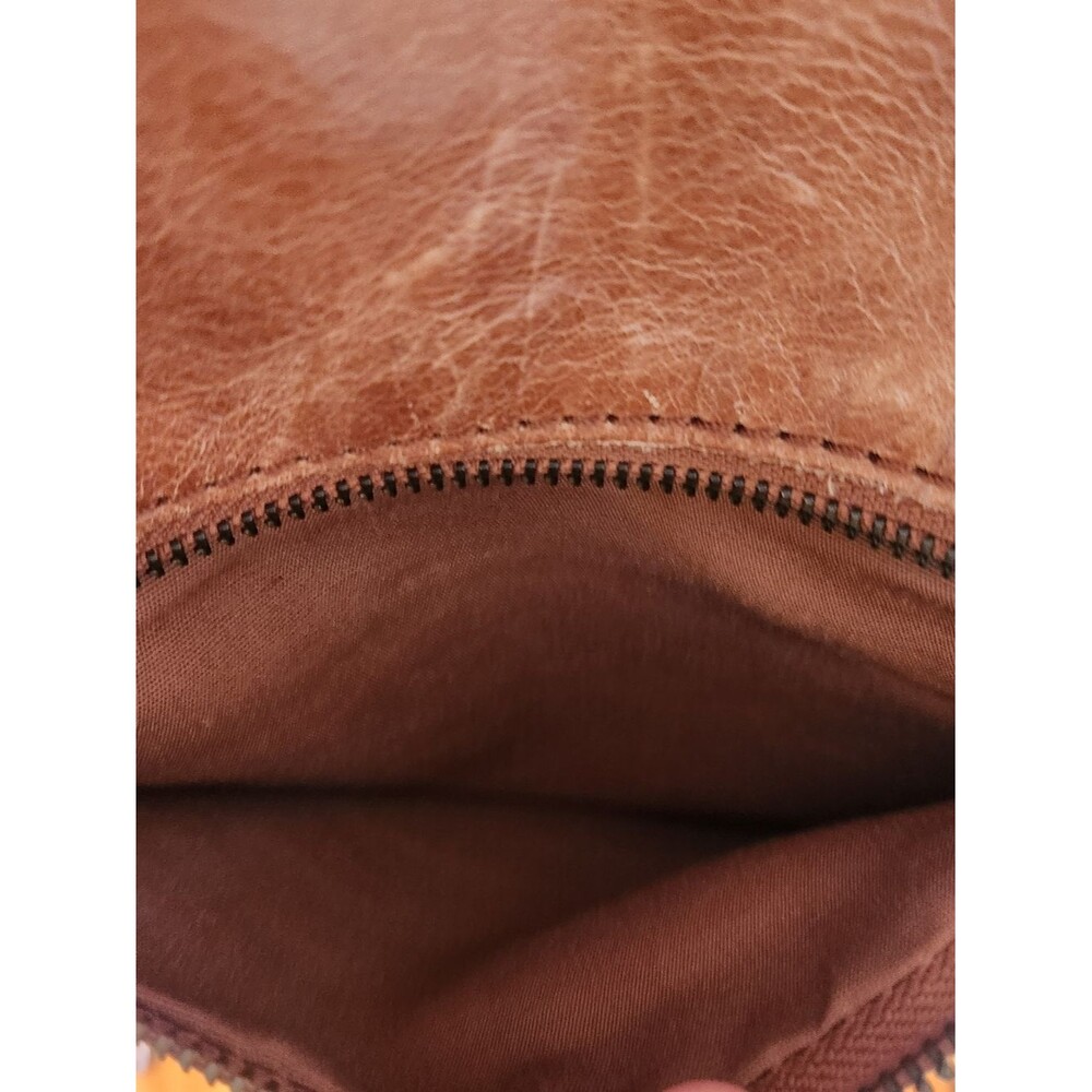 The Sak Kendra Satchel, two-tone brown and black leather - Picture 4 of 7
